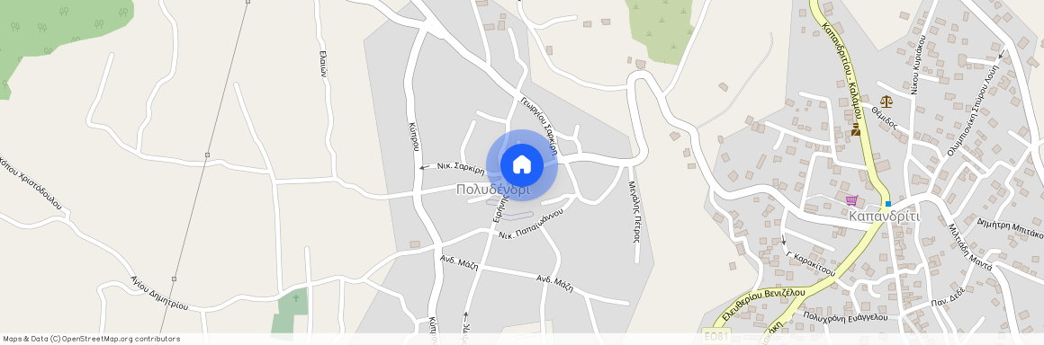 Ειρήνης 31, 190 14 Πολυδένδρι, Κέντρο (Πολυδένδρι)