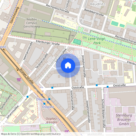 Harnackstraße, 04317 Leipzig - Reudnitz-Thonberg