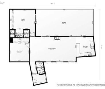 2 room luxury penthouse for rent in Valencia - Photo 5