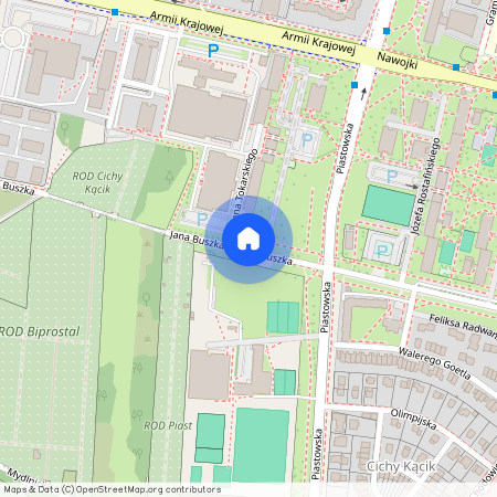 ul. Jana Buszka, Małe Błonia, Krowodrza, Kraków, małopolskie