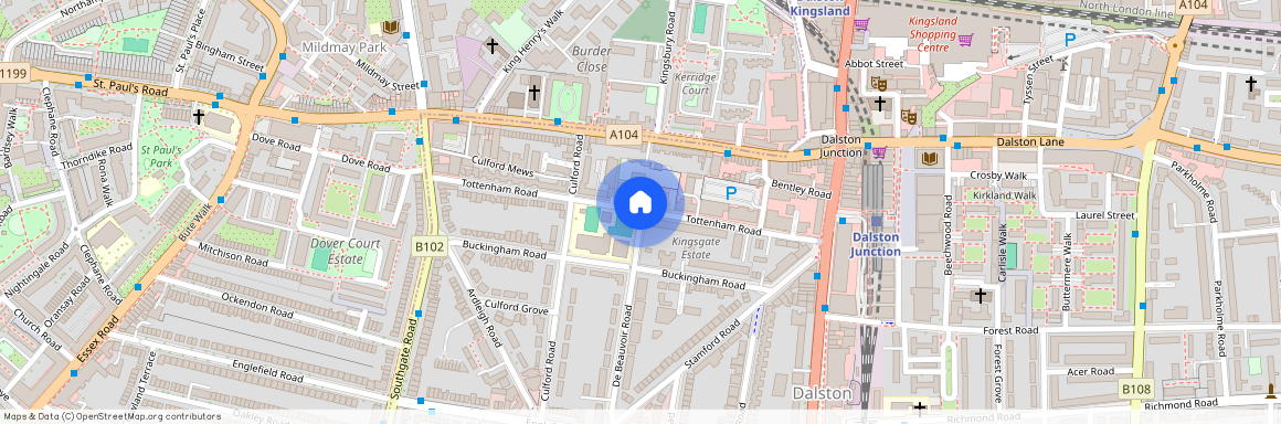 Tottenham Road, De Beauvoir Town, N1