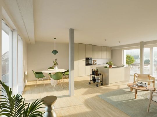 Modern 3.5-room attic apartment in Basel - Foto 1