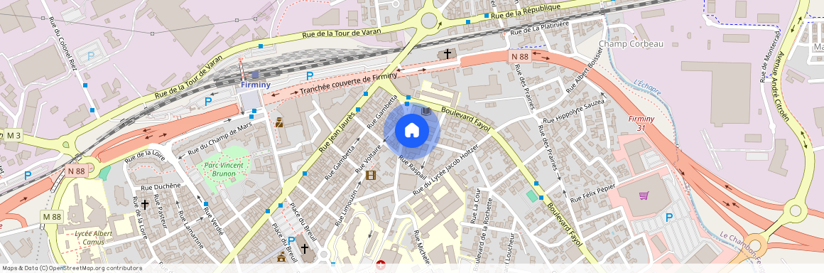Loire (42), 1 RUE COURBON BRIOUDE, 42700, Firminy