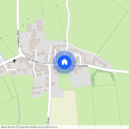 The Causeway, Glanton, Alnwick, Northumberland, NE66