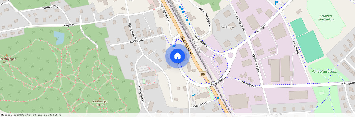 Jättestagatan, Kramfors