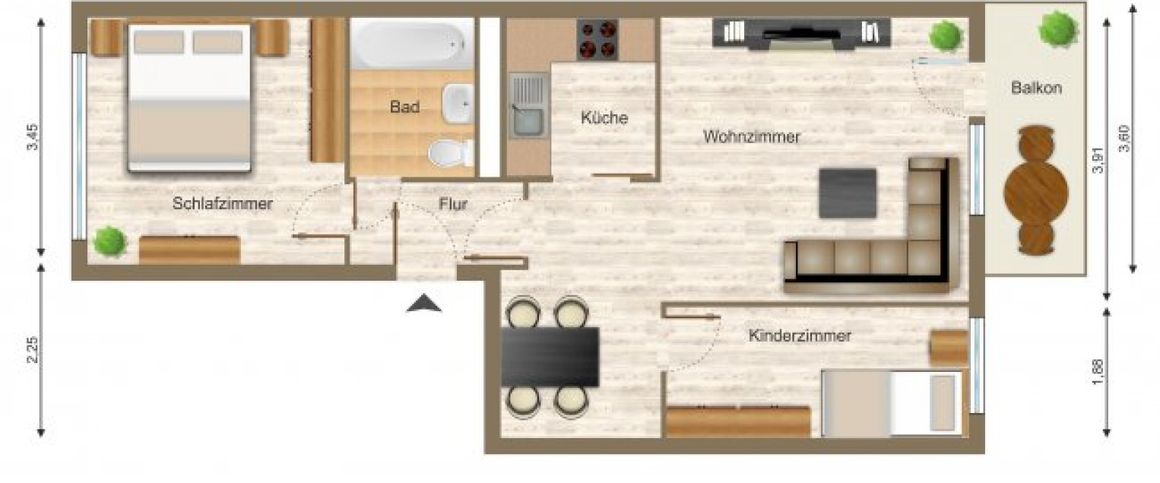 Moderne halboffene Küche! - Photo 1