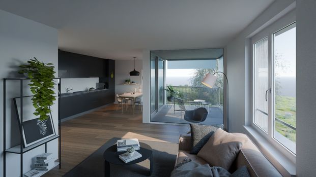 NEW 2.5-ROOM APARTMENTS ON THE 3RD FLOOR IN SIERRE - Foto 1