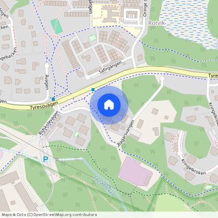 Bagarsvängen, Tyresö