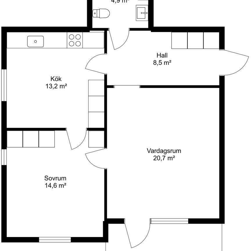 Bostad - 206-B2-U1-206-007 - Photo 2