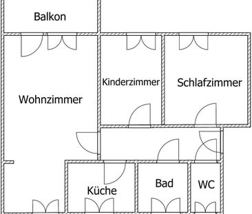 **Schön geschnittene 3-Zimmerwohnung!!Balkon + Eigener Gartenabteil... - Foto 1