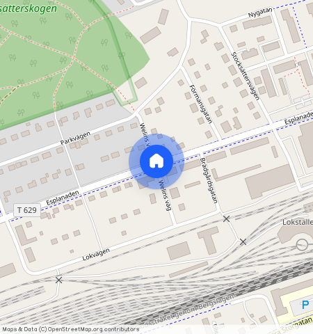 Welins väg, Hallsberg