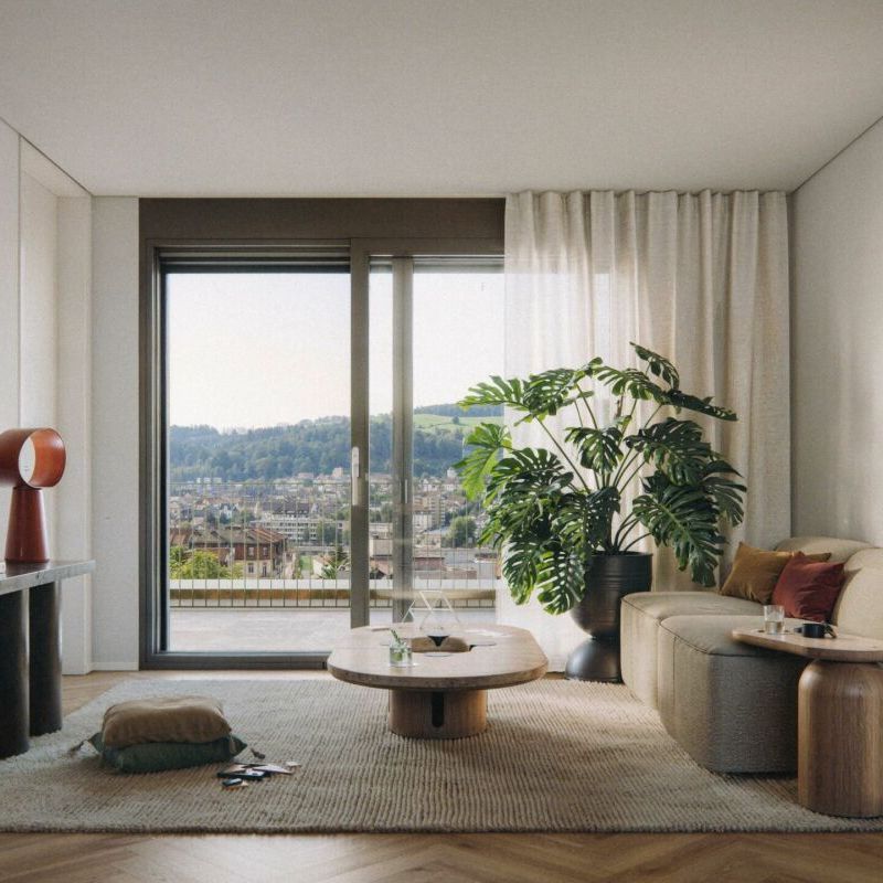 Newly built 3.5-room apartment in a central location in St. Gallen - Photo 1