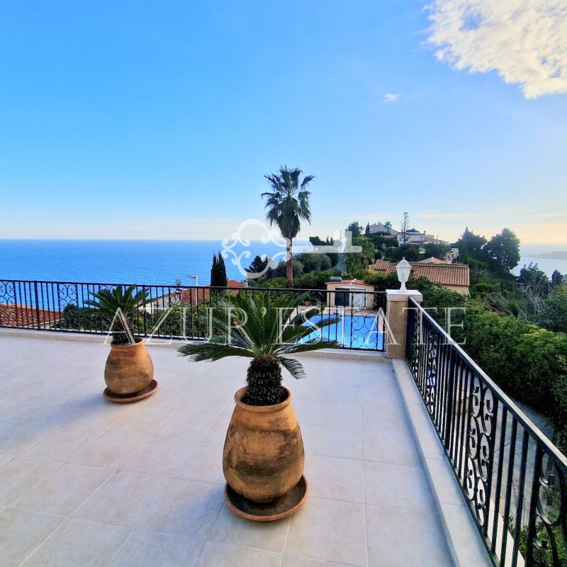 MENTON : VILLA AVEC PISCINE VUE MER - Photo 1