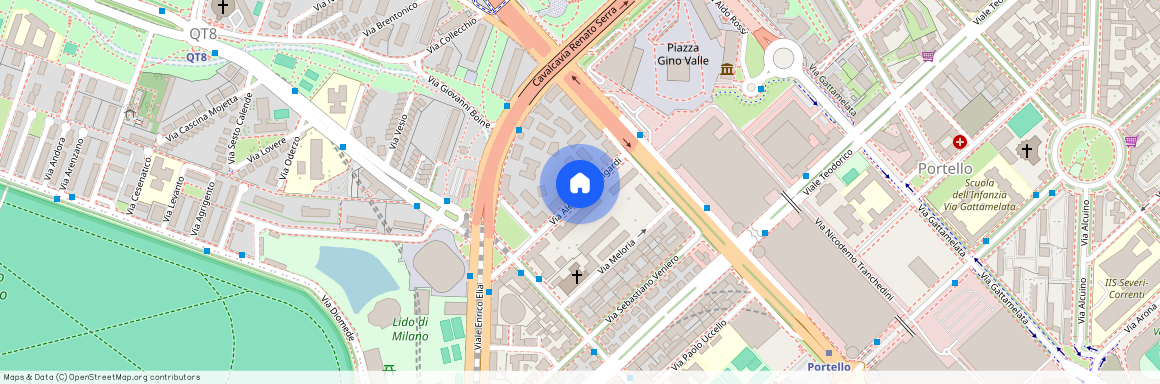 Via Alessandro Algardi, Włochy, Milan