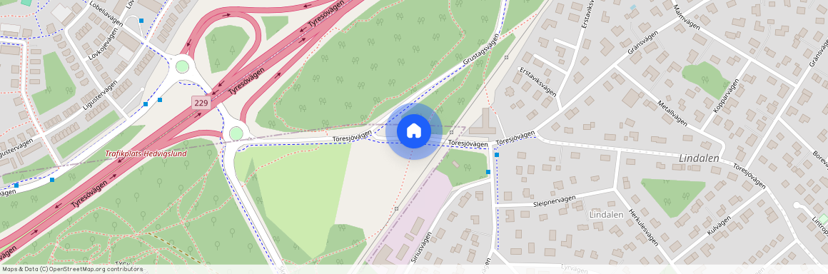 Töresjövägen, Tyresö