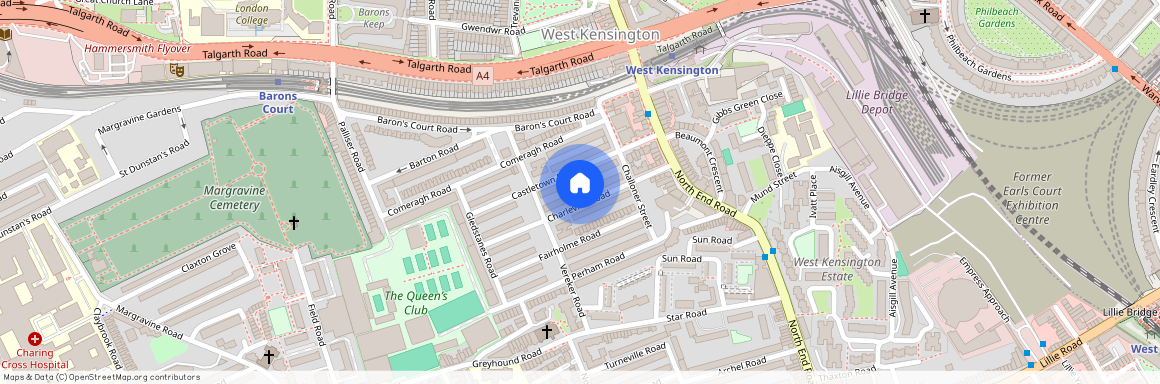Flat 1, 38 Charleville Road, London W14
