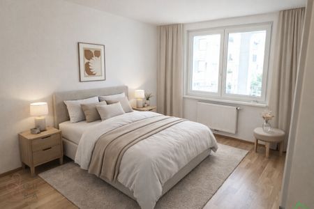 Urbaner Wohnkomfort in Parknähe – 2-Zimmer-Neubauwohnung im 3. Liftstock zur Miete inkl. Heizung - Photo 3