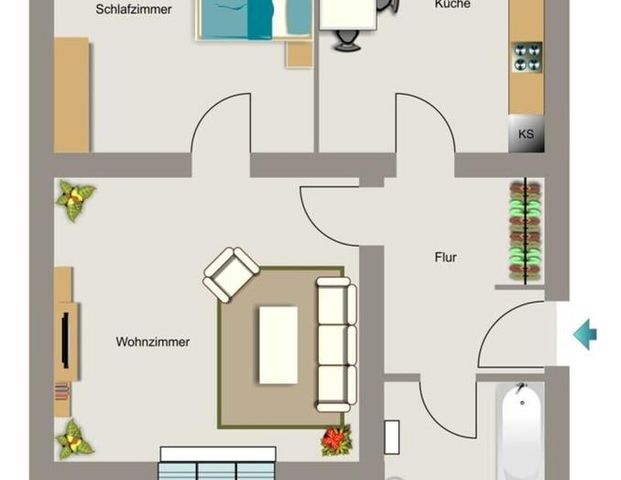 Kleine 2-Zimmer-Wohnung in Duisburg Obermarxloh für Sie! - Foto 1