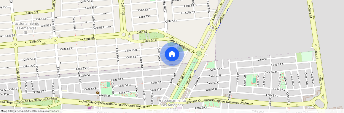 Calle 55 C, Fraccionamiento Las Américas II, Komchén, Mérida, Yucatán, 97302, México