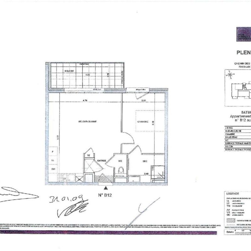 Location Appartement 2 pièces 44m² AIX LES BAINS 73100 - Photo 2