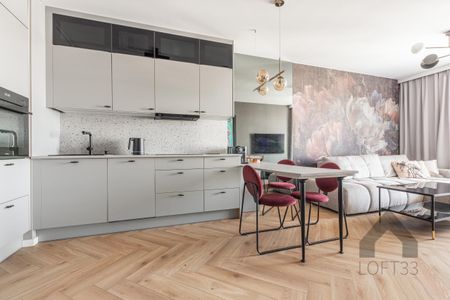 Przytulne, wyposażone mieszkanie z balkonem przy Myśliwskiej w Krakowie do wynajęcia | Spacer 3D - Фото 2