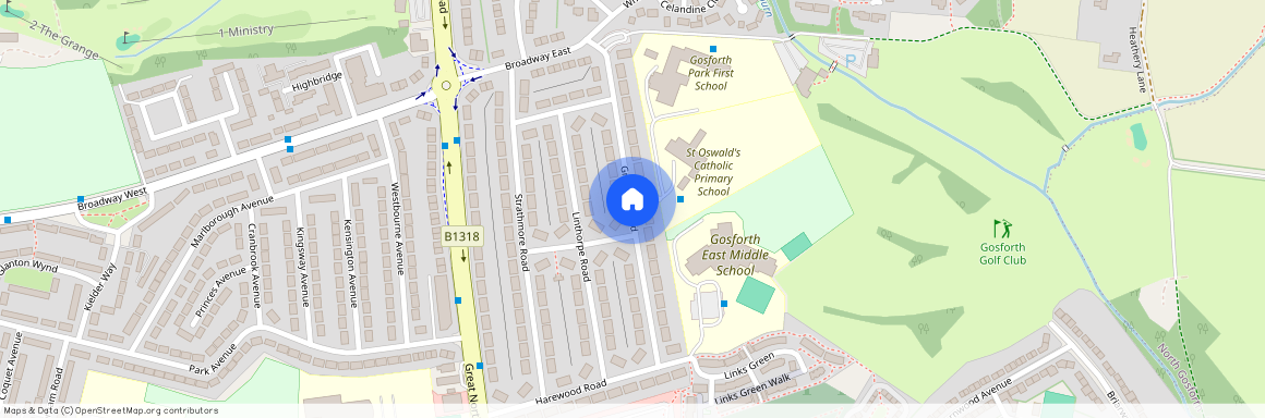 Granville Road, Gosforth, Newcastle Upon Tyne