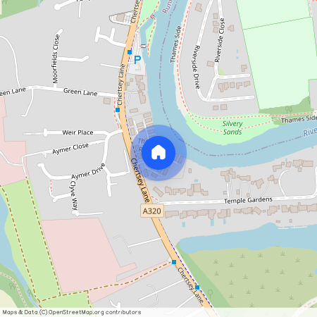 Chertsey Lane, Staines-upon-Thames, Surrey, TW18