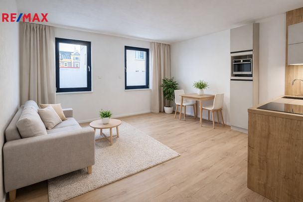 Pronájem bytu 1+kk v osobním vlastnictví 31 m², Horní Planá - Photo 1