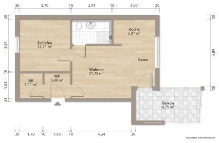 +++AS-Immobilien.com +++ Seniorengerechte, gepflegte Wohnung mit Terrasse zu vermieten +++ - Photo 2