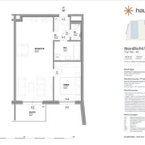 Unbefristete Neubau-Mietwohnung im Oberen Hausfeld Top 2.41 | Termin online buchen: www.hausfeld22.at/nordlicht - Photo 2