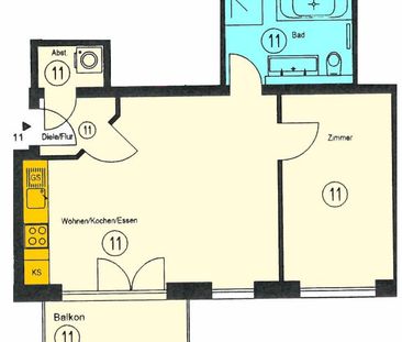 Exklusiver Neubau im Lutherviertel mit Balkon, Fußbodenheizung und ... - Photo 6