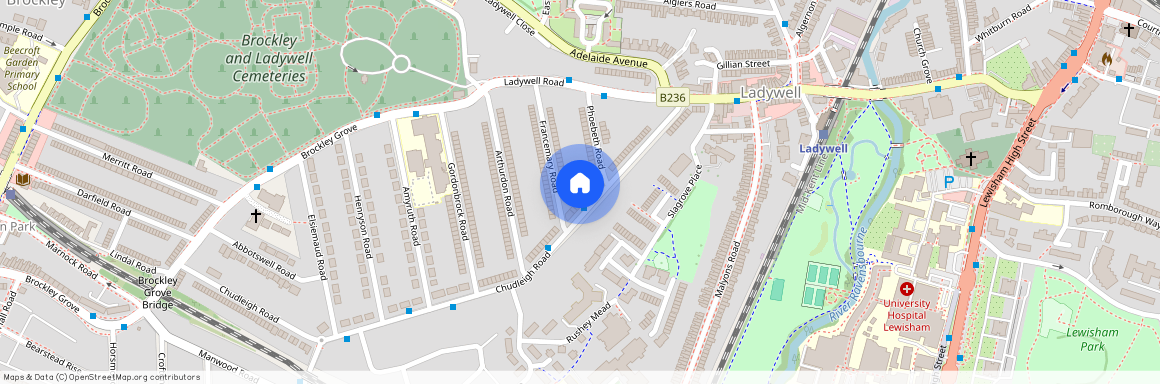 Chudleigh Road, London, SE4