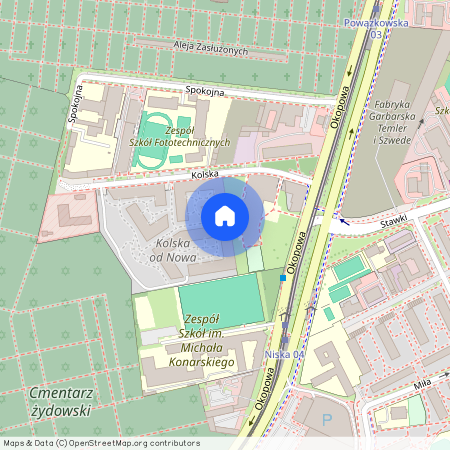 Warszawa, Wola, Powązki, Kolska, 9B