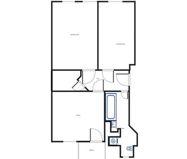 Große Wohnküche mit Zugang zum Balkon! - Foto 6