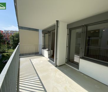 Moderne Neubauwohnung mit Innenhof-Balkon und Abstellraum nahe S-Ba... - Photo 3