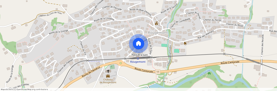 Sur les hauts du village de Rougemont, 1659 Rougemont