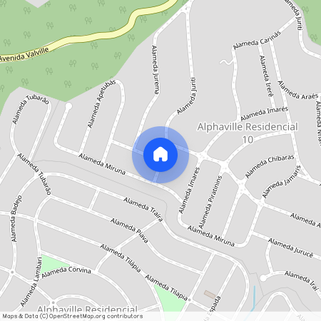 alameda juriti, Alphaville Residencial Dez, Santana de Parnaíba