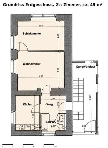 Helle 2½-Zimmer-Wohnung im EG, 9 Min. nach Olten - Foto 4
