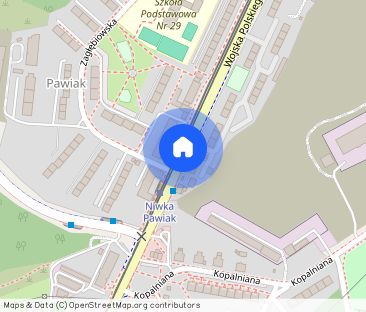 S-c Niwka 1 pokój 31 m2 cz.umebl c: 1140 zł - Фото 1