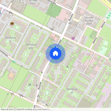 ul. Ryżowa, Skorosze, Ursus, Warszawa, mazowieckie