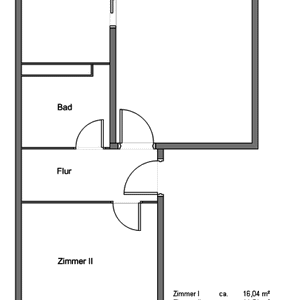 2 Raumwohnung nahe Stadtwald - Photo 3