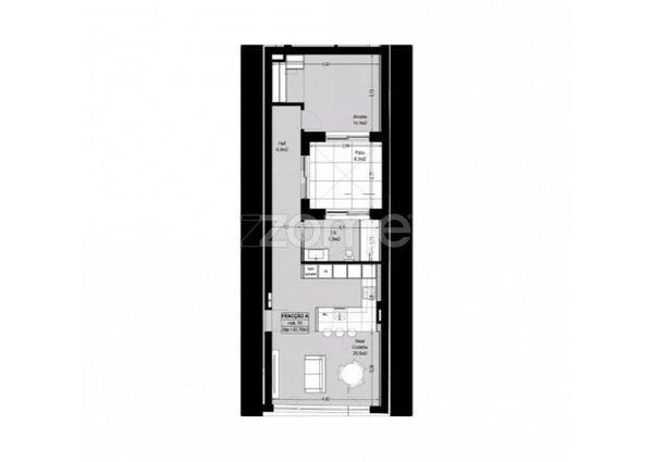 Apartamento T1 em Porto