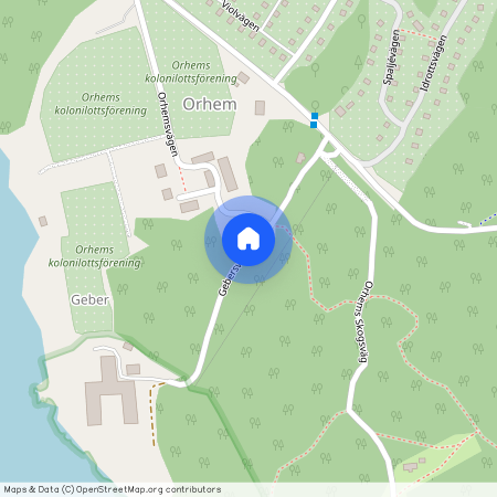 Gebersvägen, Sköndal