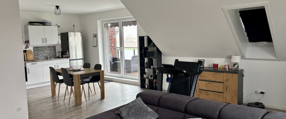 Moderne 2-Zimmer-Oberwohnung mit Balkon in Moormerland-Warsingsfehn! - Foto 1