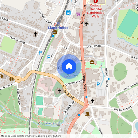 South Crescent, Llandrindod Wells, Powys, LD1