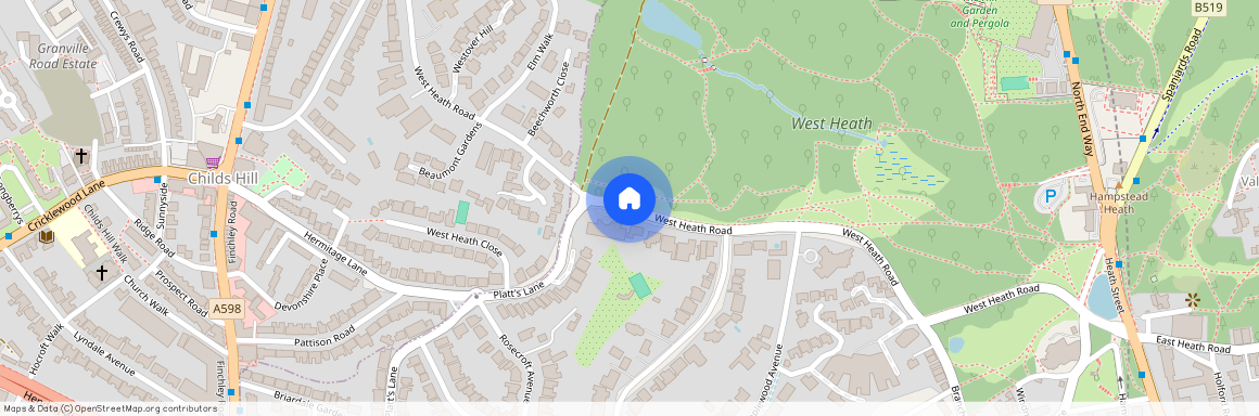 West Heath Road, Hampstead, London