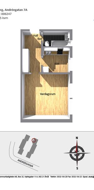 Andréegatan 7 A - Foto 1