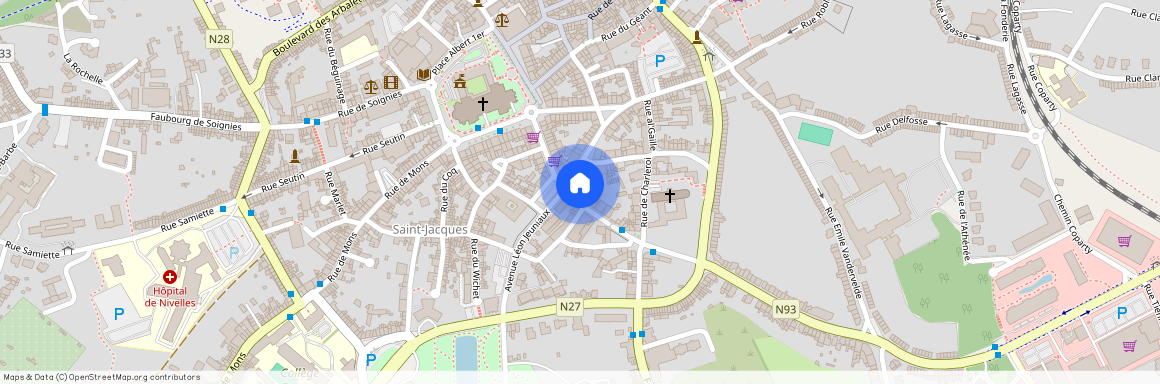 Rue De Saintes, 21, A4, 1400, Nivelles