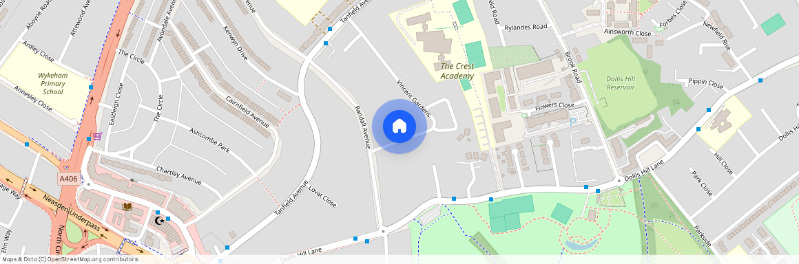 Vincent Gardens, Dollis Hill