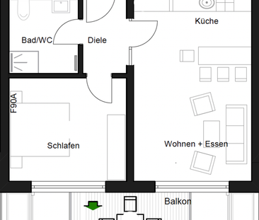 2-Zimmerwohnung | Neubau-Erstbezug | Wärmepumpe - Photo 6